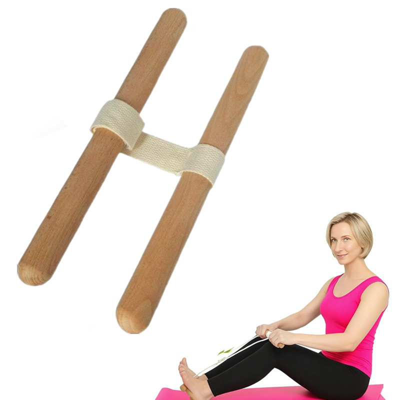 Yoga Of Fitness - อุปกรณ์ยืดกล้ามเนื้อหลังขาแบบปรับได้ สายยืดหยุ่นสำหรับบรรเทาอาการปวด โยคะ การยืดกล้ามเนื้อทั่วร่างกาย อุปกรณ์ออกกำลังกาย