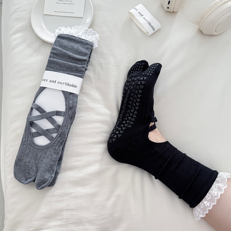 ถุงเท้าโยคะผู้หญิง ปลายเท้าแยก - Yoga Of Fitness บทวิจารณ์และราคา