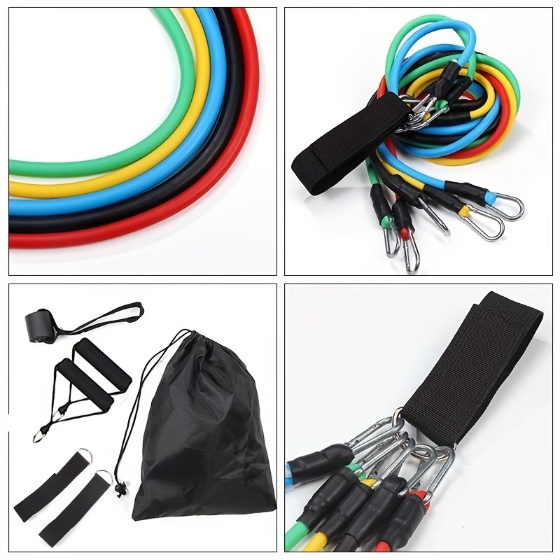ชุดยางยืดออกกำลังกายพร้อมอุปกร - Yoga Fitness Resistance Band บทวิจารณ์และราคา