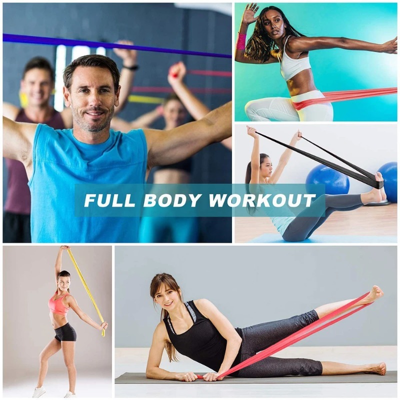ยางยืดออกกำลังกายจากน้ำยางธรรม - Yoga Fitness Resistance Band บทวิจารณ์และราคา