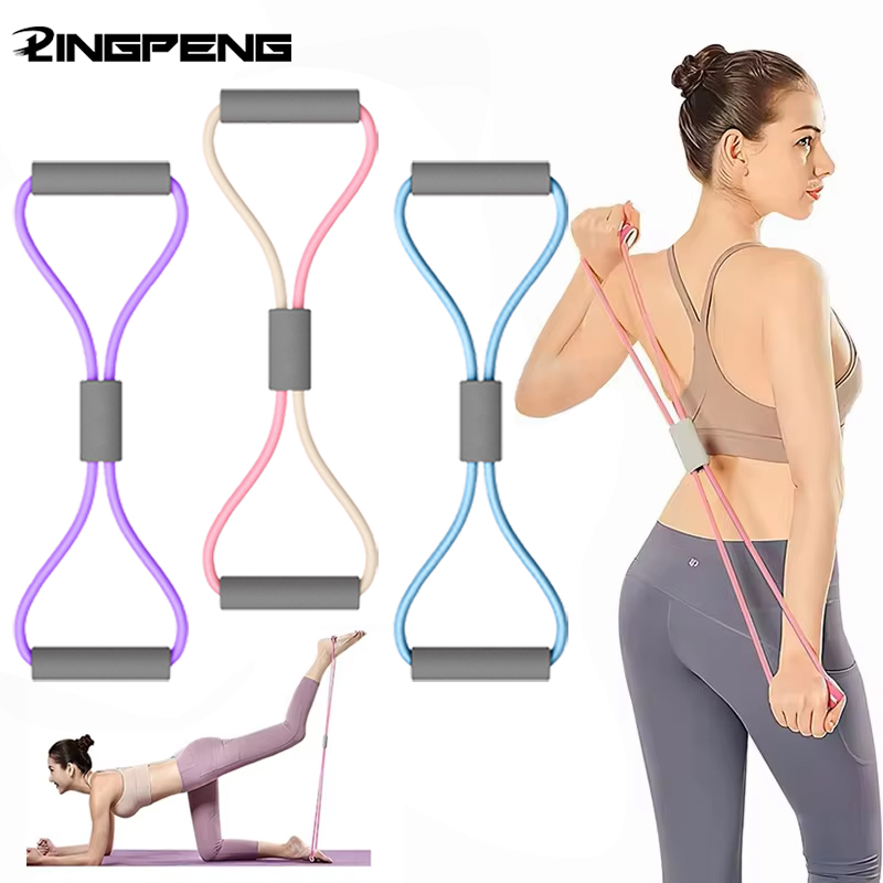 สายยางยืดออกกำลังกายแบบพกพา 1  - Yoga Fitness Resistance Band บทวิจารณ์และราคา