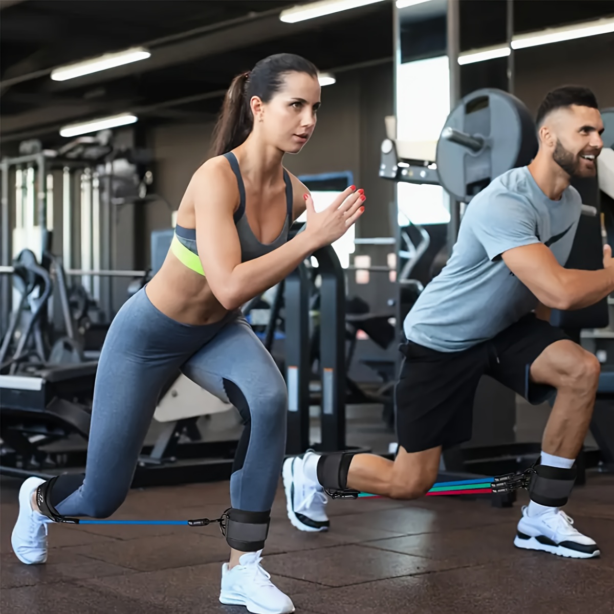 ชุดสายยางยืดสำหรับข้อเท้า 5 ชิ - Yoga Fitness Resistance Band บทวิจารณ์และราคา