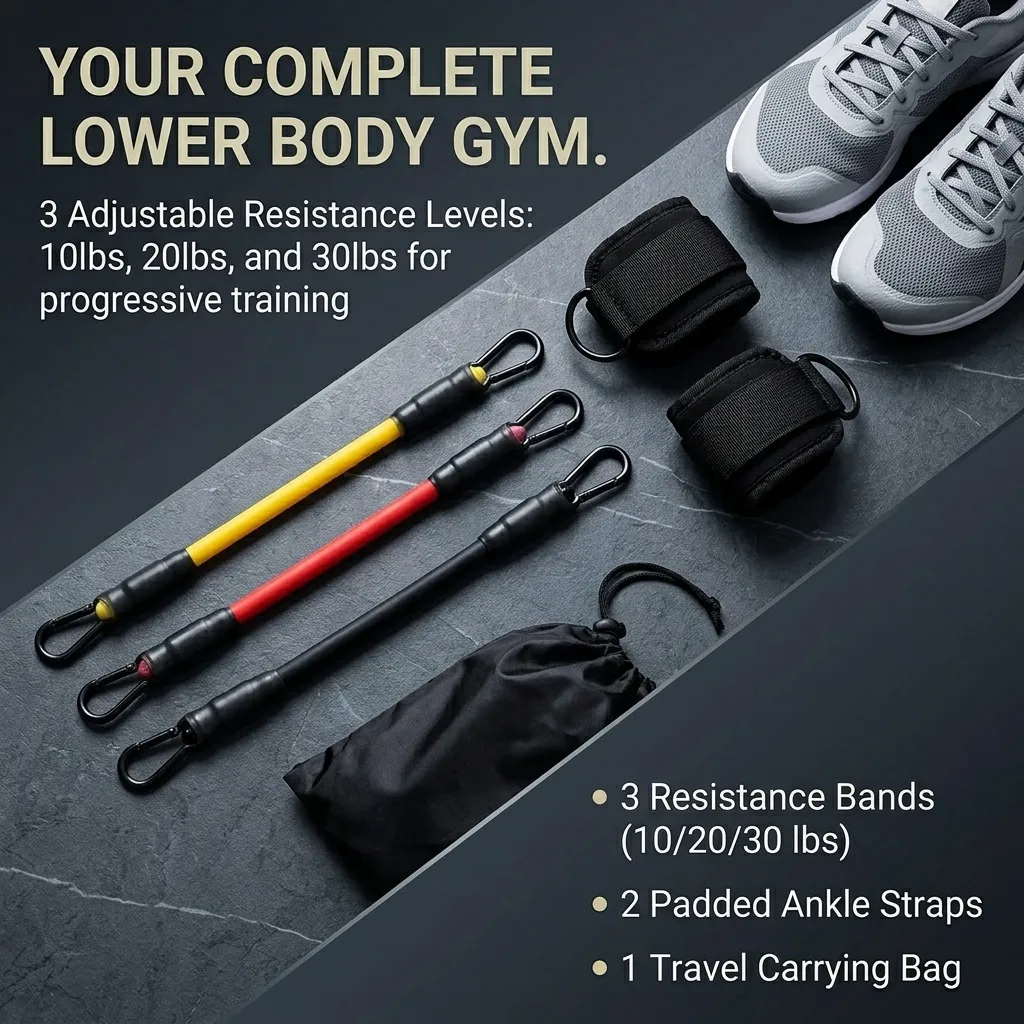 ชุดสายยางยืดสำหรับข้อเท้า 5 ชิ - Yoga Fitness Resistance Band บทวิจารณ์และราคา