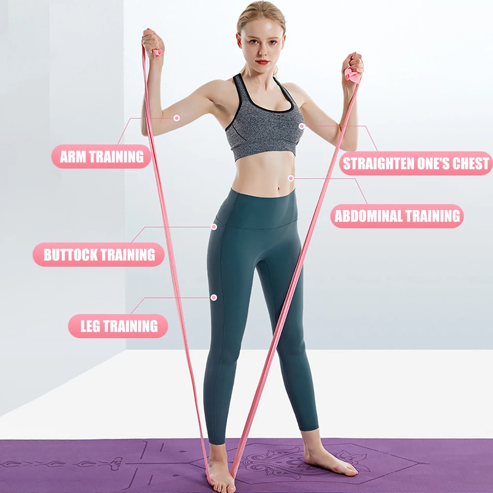 ความยาว 200 ซม. โยคะพิลาทิสยืด - Yoga Fitness Resistance Band บทวิจารณ์และราคา