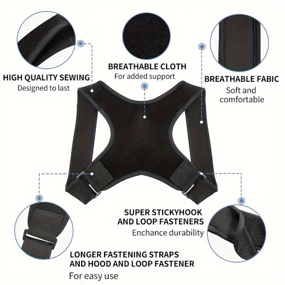 Unisex Breathable กลับเข็มขัดแ - Posture Corrector Back บทวิจารณ์และราคา