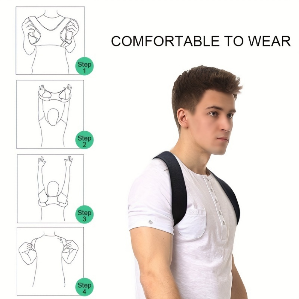 Unisex Breathable กลับเข็มขัดแ - Posture Corrector Back บทวิจารณ์และราคา