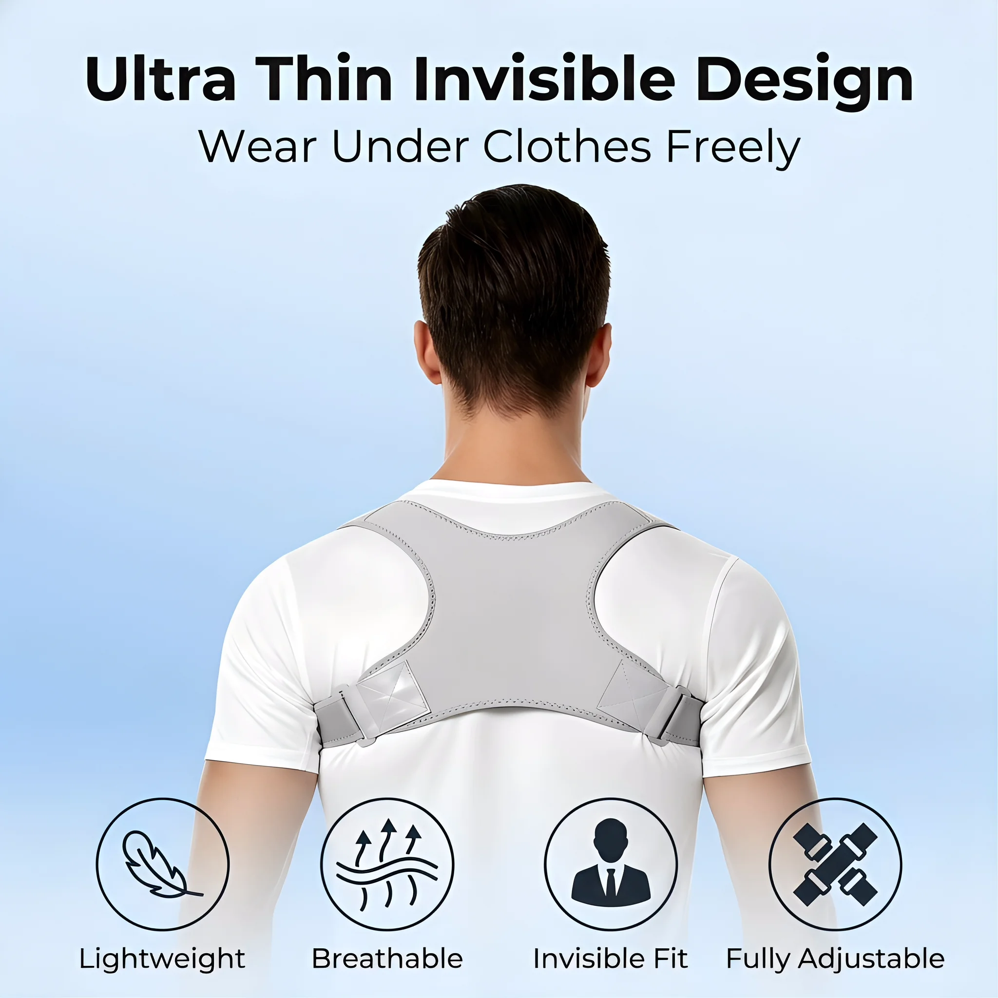 อุปกรณ์พยุงหลังแบบใส่ได้ทั้งชา - Posture Corrector Back บทวิจารณ์และราคา